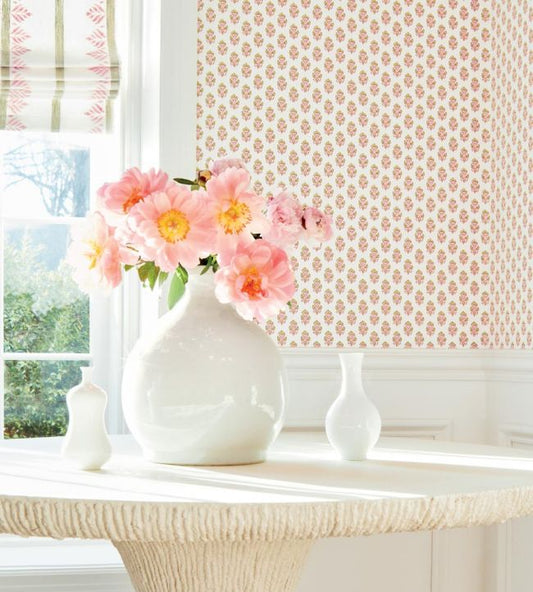 Julian Wallpaper - Green and Beige - AT15167 - Anna French - Premier Wallcovering