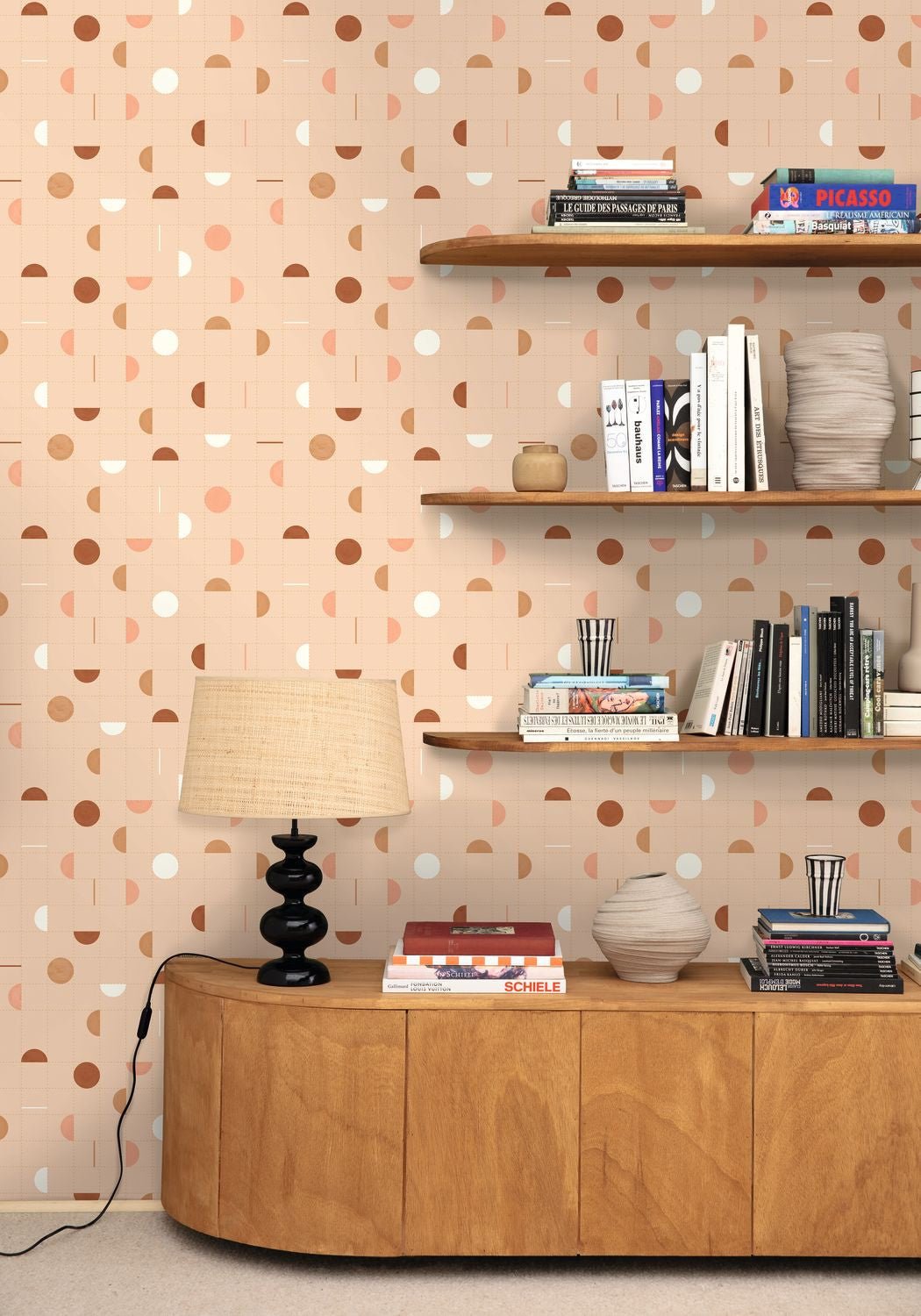 Jump Around Wallpaper - Terracotta Camel - Caselio - 102864021 - Premier Wallcovering