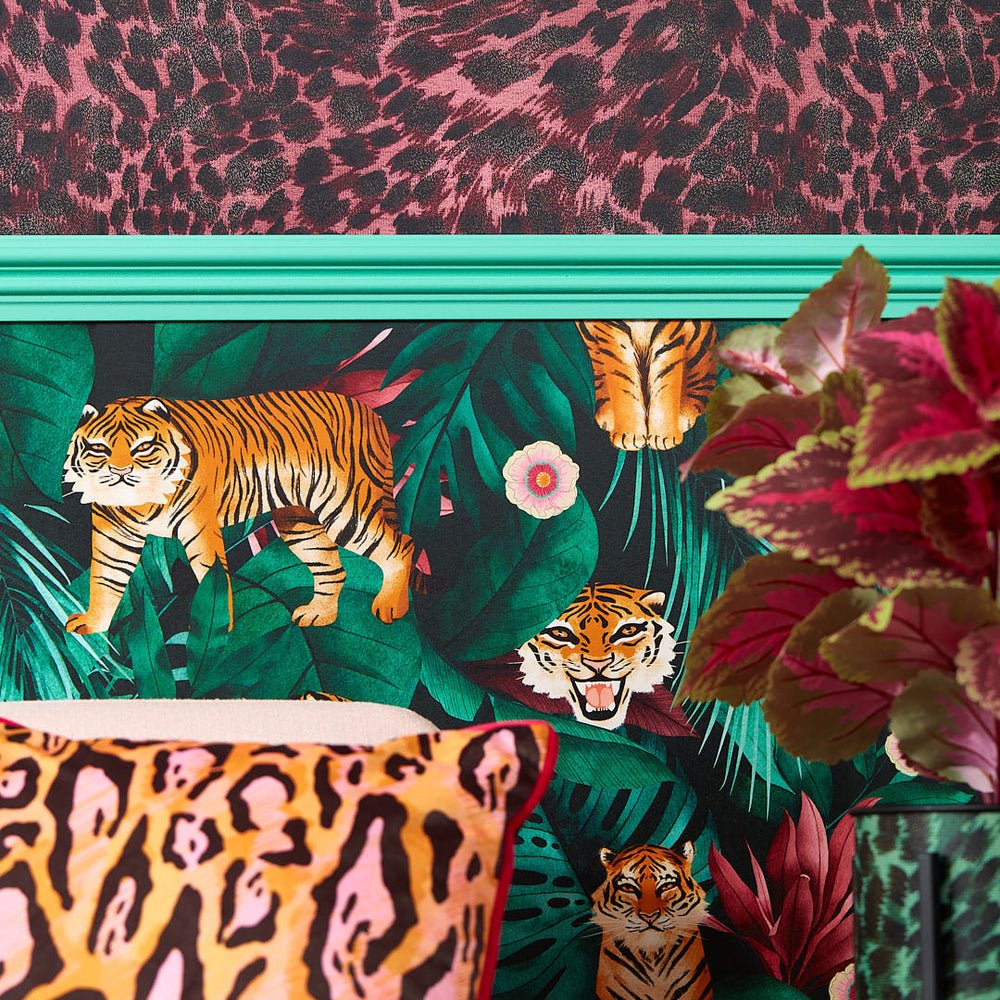 Jungle Is Massive Wallpaper - Jungle Green - Lust Home - LH900147 - Premier Wallcovering