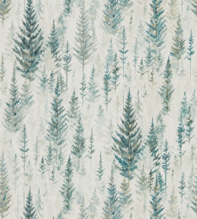 Juniper Pine Wallpaper - Forest - DYSI216622 - Sanderson - Premier Wallcovering