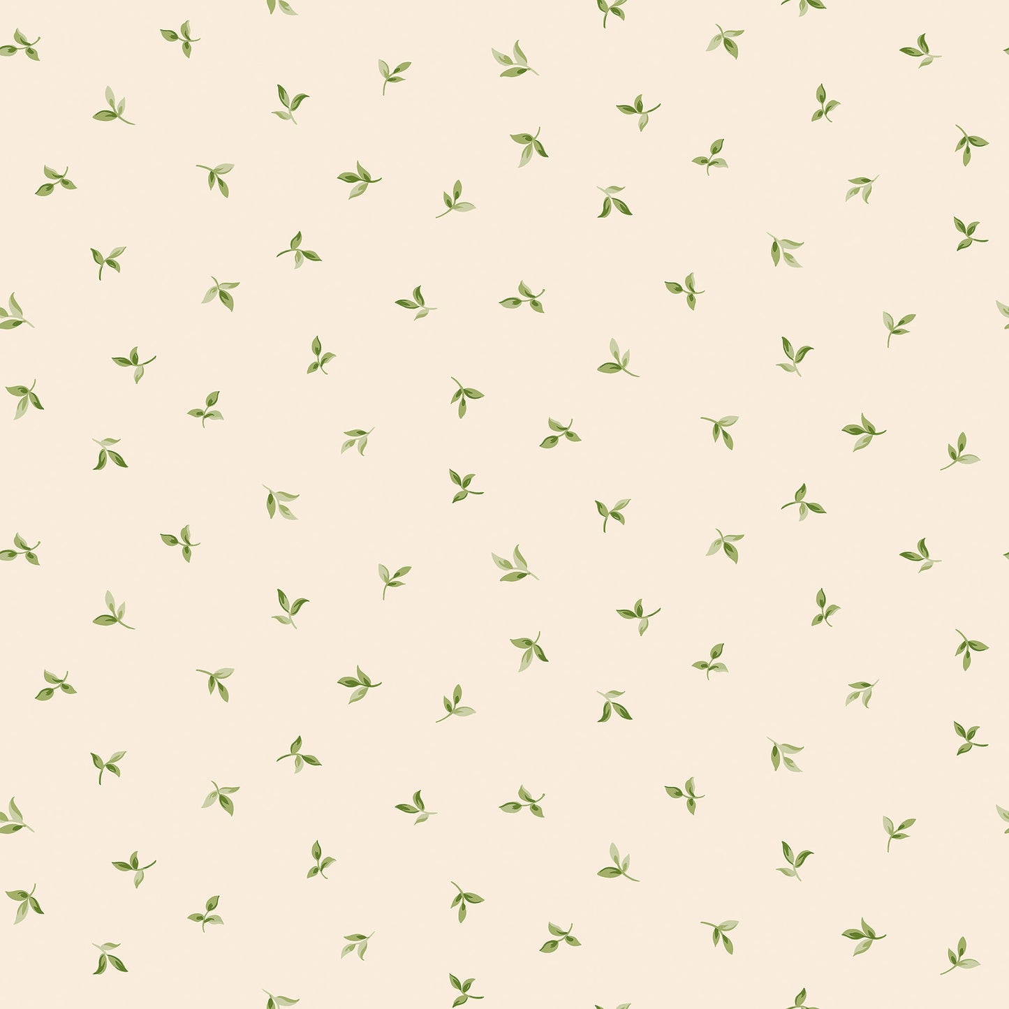 Just Kitchens Leaf Toss Wallpaper - Taupe / Green - Galerie - G45436 - Premier Wallcovering