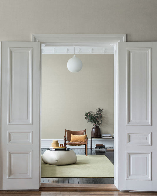 Jute Wallpaper - Light Beige - Midbec - 16017 - Premier Wallcovering