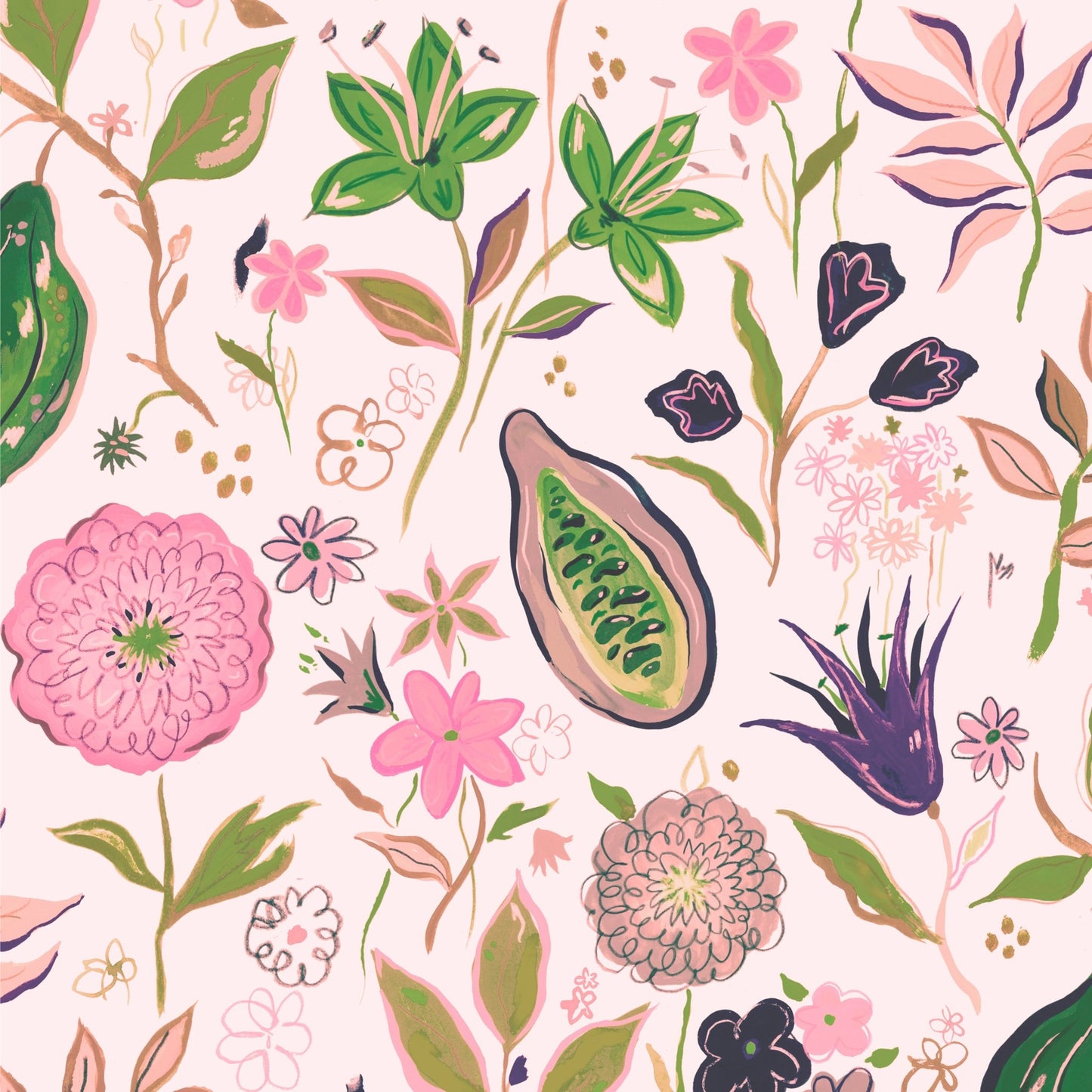 Kakao Wallpaper - Ruby-Pink - Wear The Walls - KARP807652 - Premier Wallcovering