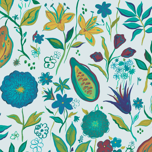 Kakao Wallpaper - Acai-Blue - Wear The Walls - KAAB807652 - Premier Wallcovering