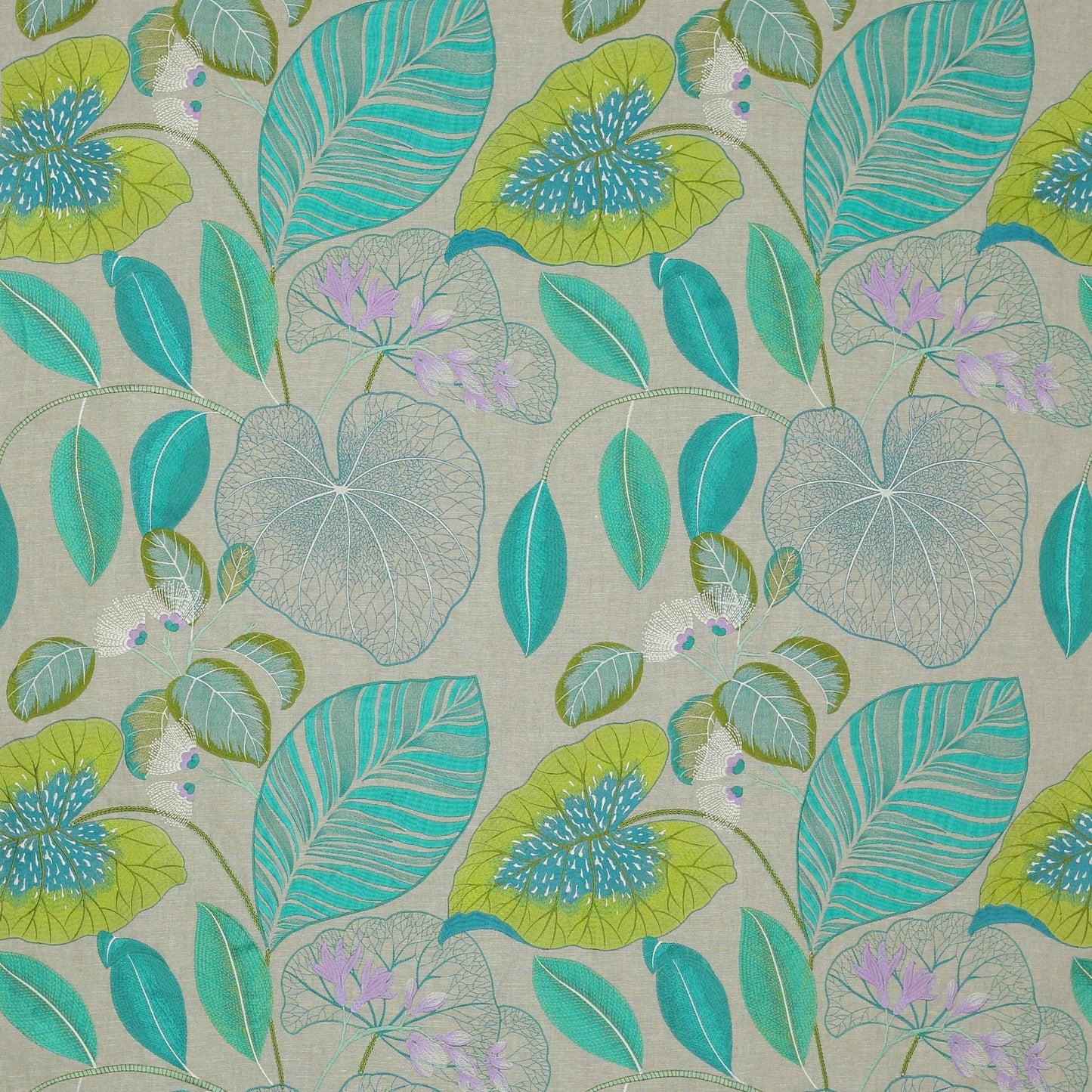 Kala Fabric - Turquoise - Manuel Canovas - 04922/02 - Premier Wallcovering