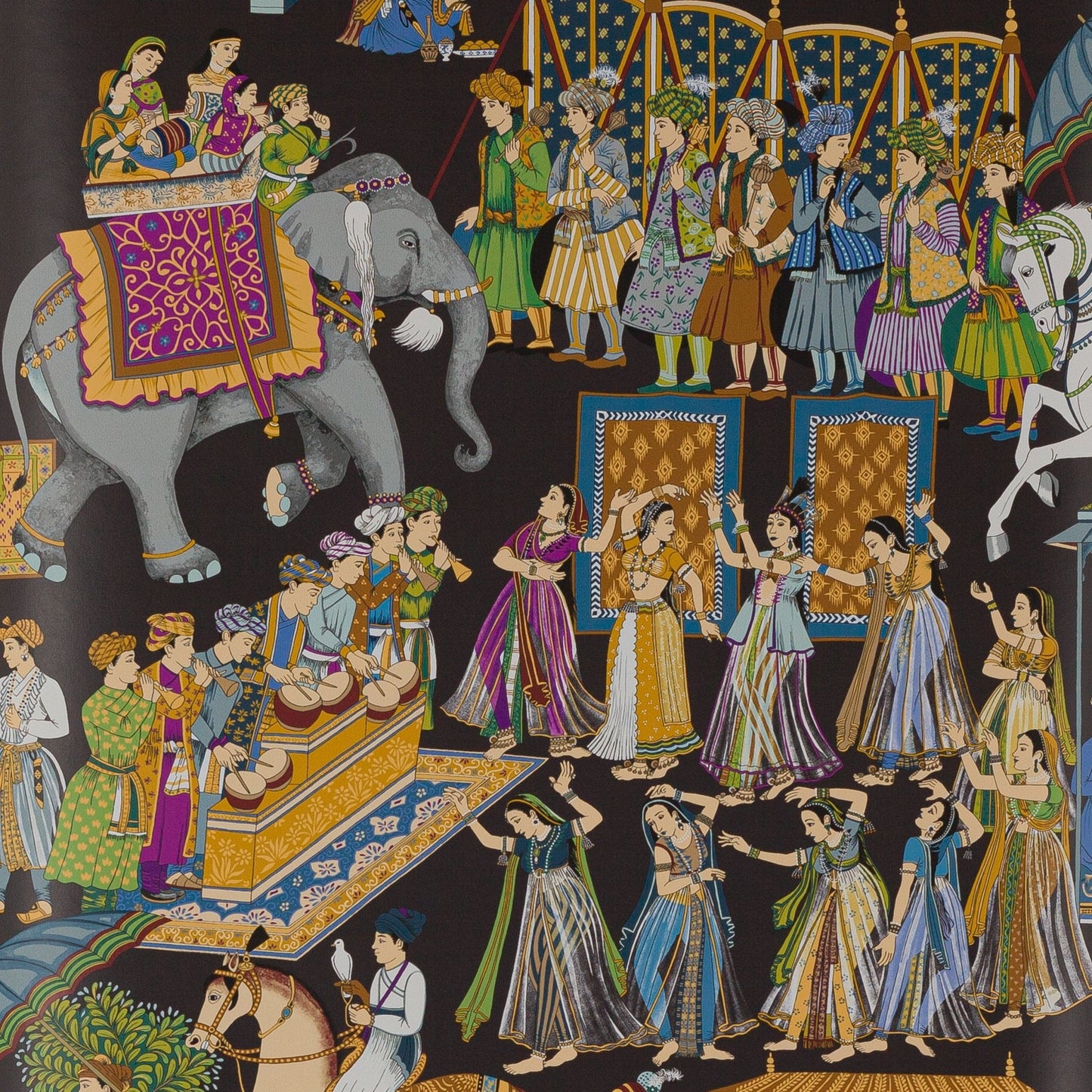 Kalinda Wallpaper - Paon - Manuel Canovas - 03107-03 - Premier Wallcovering