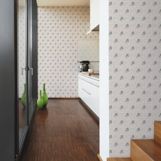 Kameo Wallpaper - White - A S Creation - Karl Lagerfield - 37842 - 1 - Premier Wallcovering