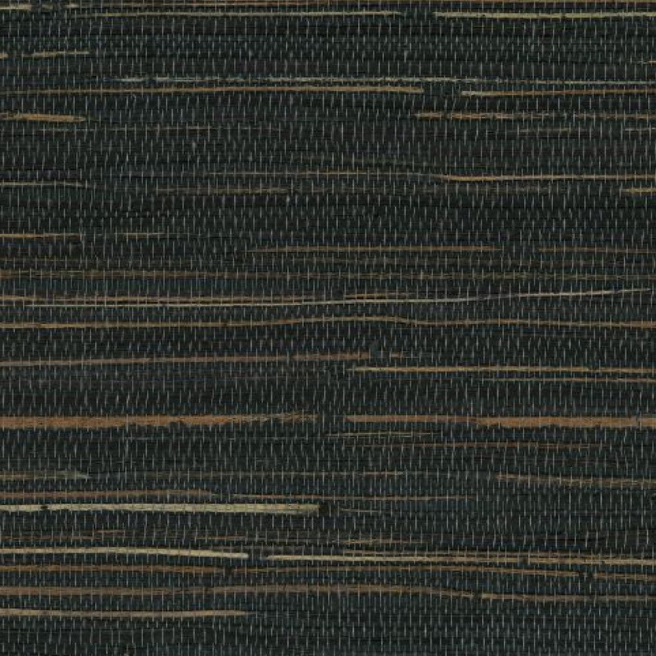 Kanoko Grasscloth 2 Wallpaper - Dark Blue - Osborne & Little - W7690-17 - Premier Wallcovering