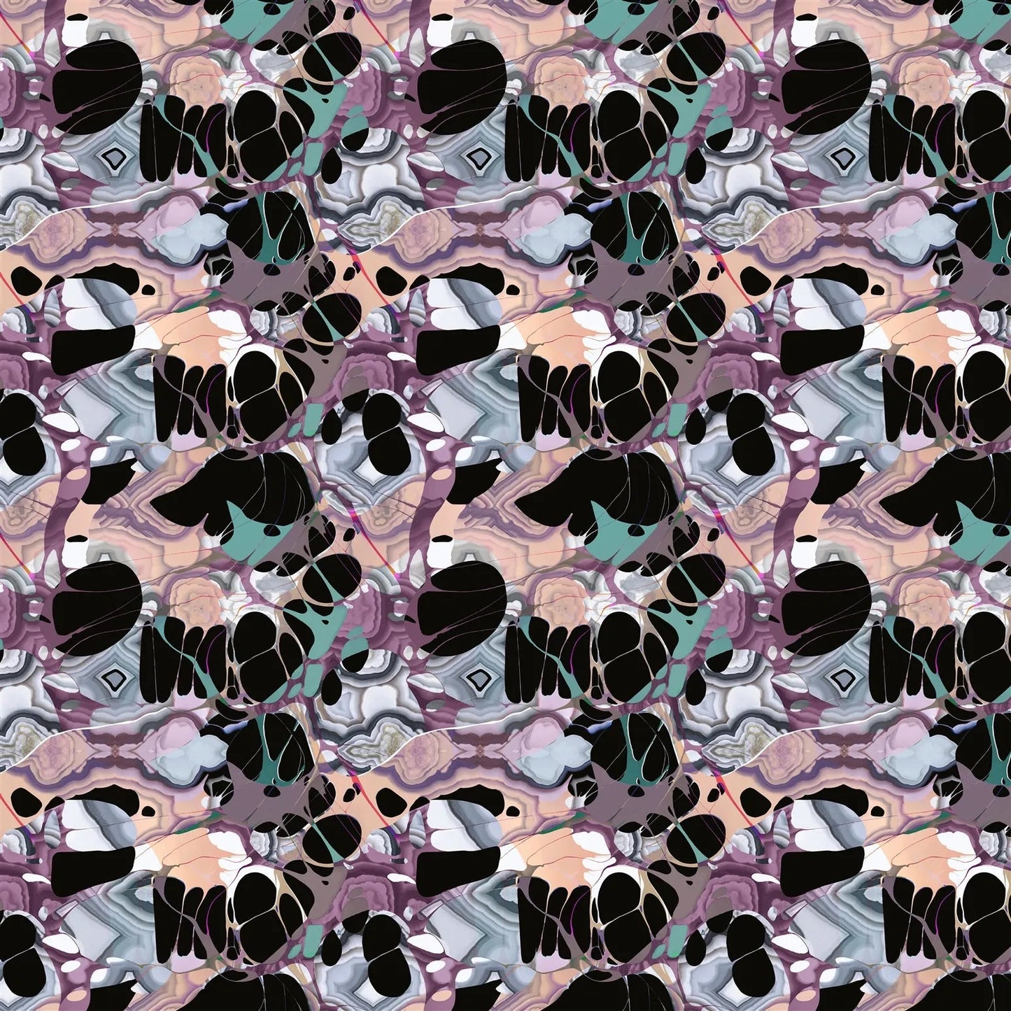 Kaoscope Fabric - Cendre - Christian Lacroix - FCL7075/01 - Premier Wallcovering