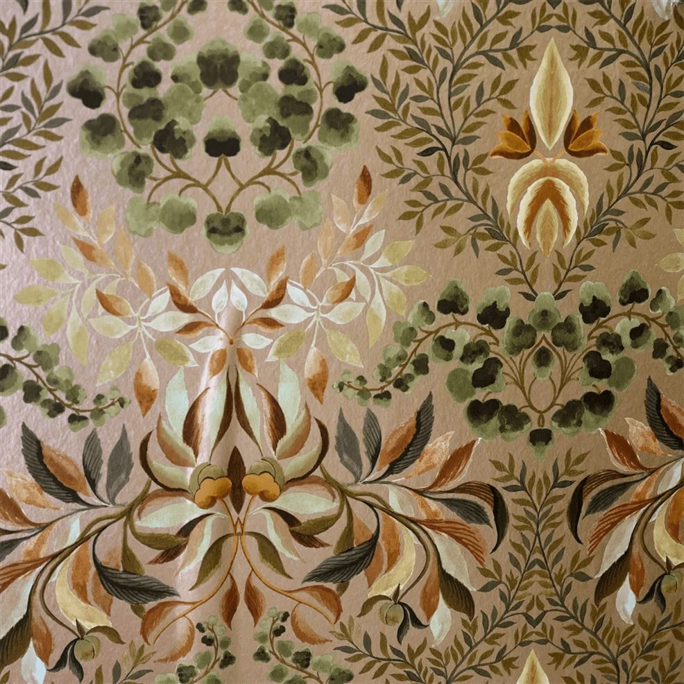 Karakusa Wallpaper - Copper - PDG1157/03 - Designers Guild - Premier Wallcovering