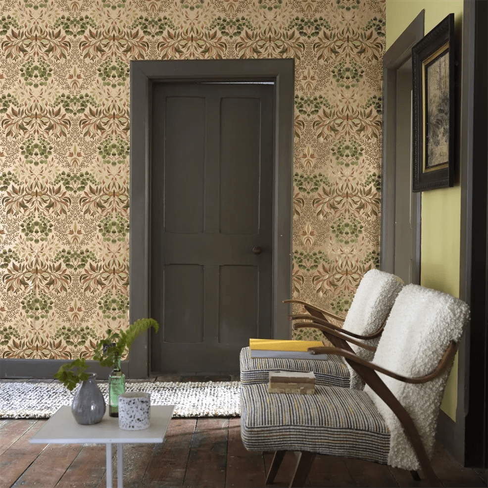 Karakusa Wallpaper - Copper - PDG1157/03 - Designers Guild - Premier Wallcovering