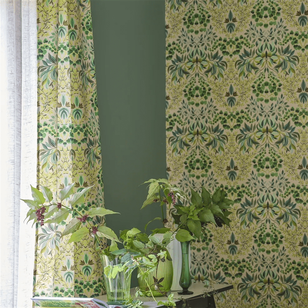 Karakusa Wallpaper - Emerald - PDG1157/04 - Designers Guild - Premier Wallcovering