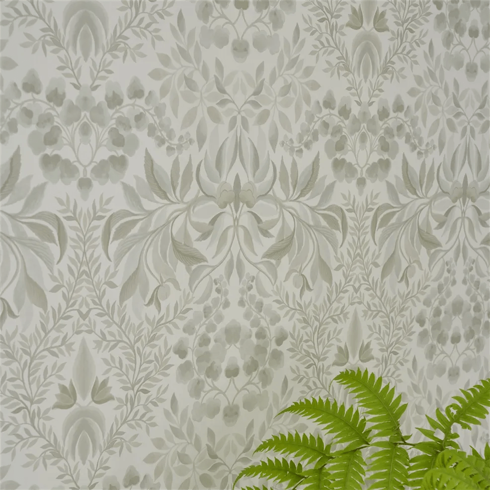 Karakusa Wallpaper - Chalk - PDG1157/01 - Designers Guild - Premier Wallcovering