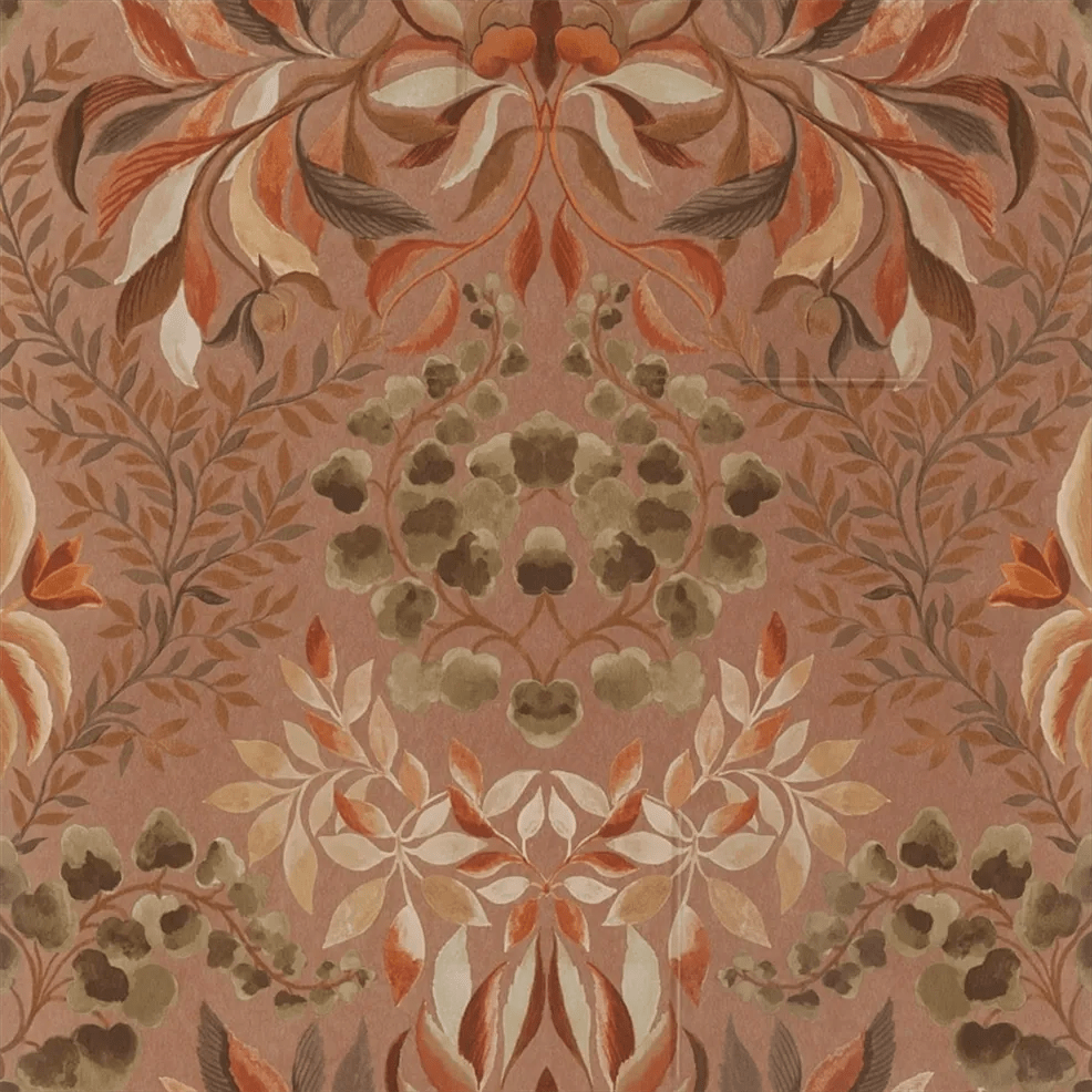 Karakusa Wallpaper - Copper - PDG1157/03 - Designers Guild - Premier Wallcovering