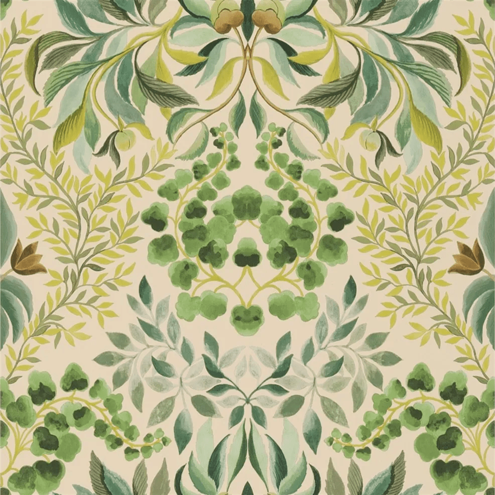 Karakusa Wallpaper - Emerald - PDG1157/04 - Designers Guild - Premier Wallcovering