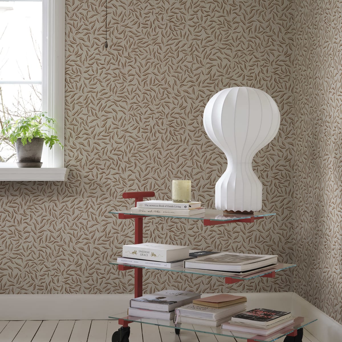 Karolina Wallpaper - Hazel - Sandberg - S10387 - Premier Wallcovering
