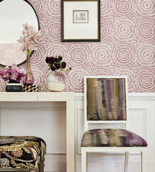 Kasai Wallpaper - Beige - Thibaut - T2929 - Premier Wallcovering