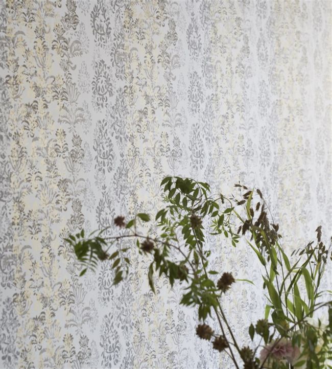 Kasavu Wallpaper - Ivory - PDG1130/01 - Designers Guild - Premier Wallcovering