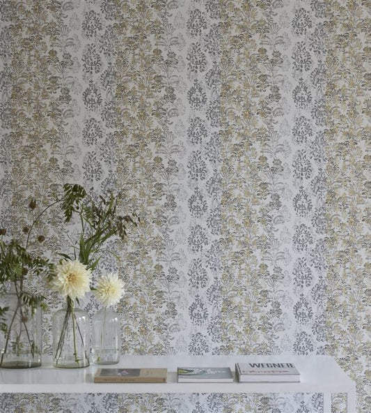 Kasavu Wallpaper - Ivory - PDG1130/01 - Designers Guild - Premier Wallcovering
