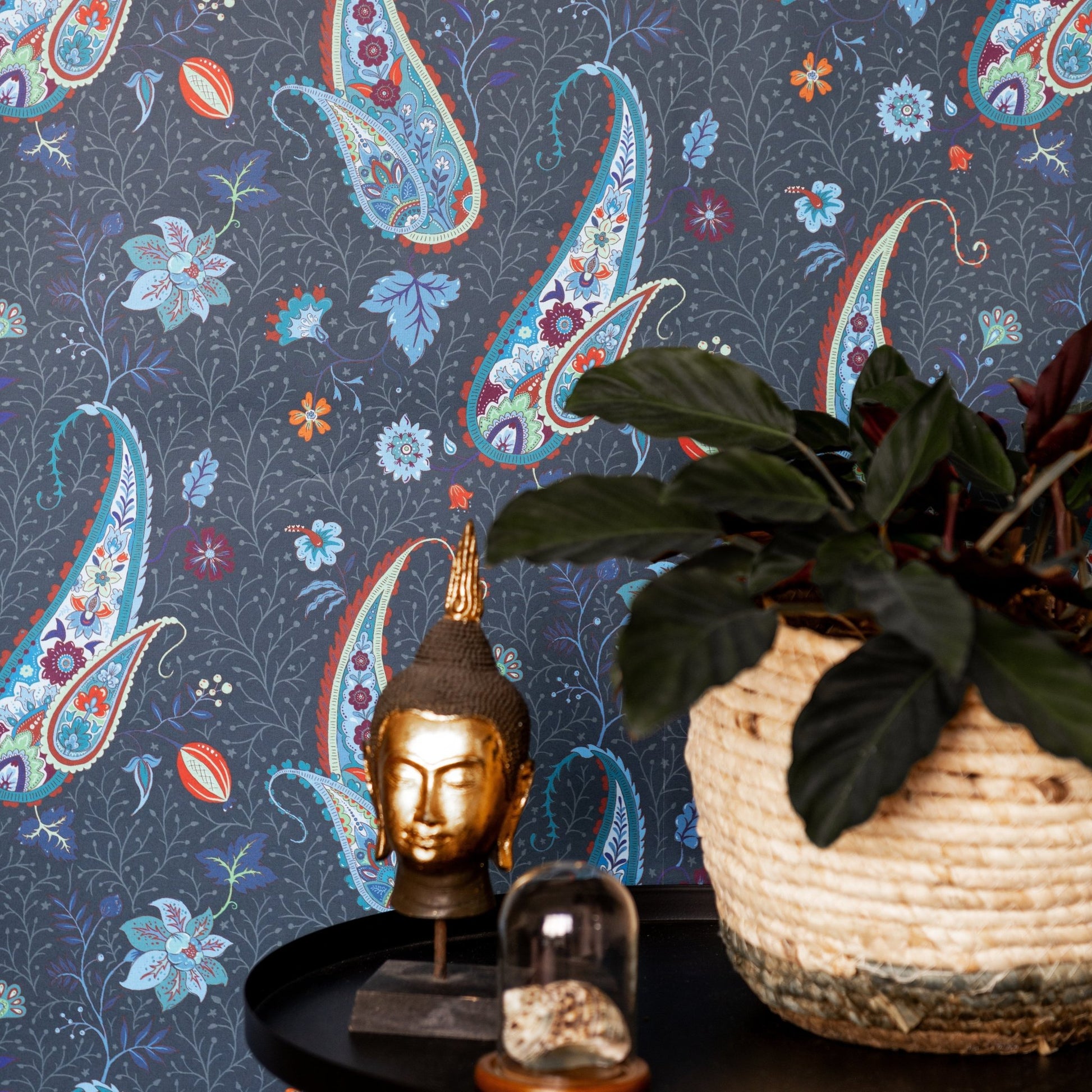 Kasbah Wallpaper - Midnight - Wear The Walls - KAMB8076U52 - Premier Wallcovering