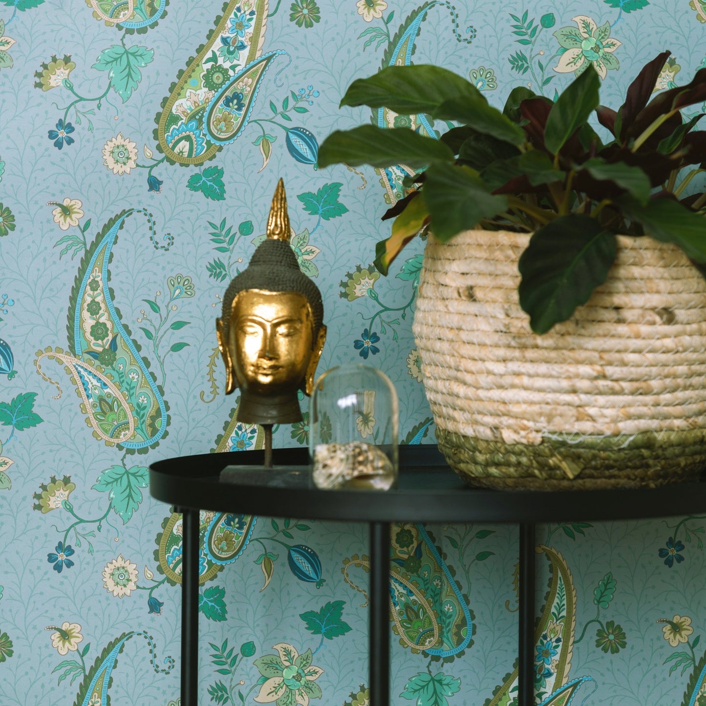 Kasbah Wallpaper - Verdigris - Wear The Walls - KAVB8076U52 - Premier Wallcovering