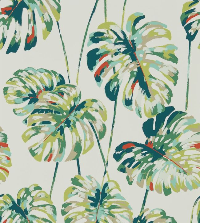 Kelapa Wallpaper - Emerald/Zest - HZAP111753 - Harlequin - Premier Wallcovering
