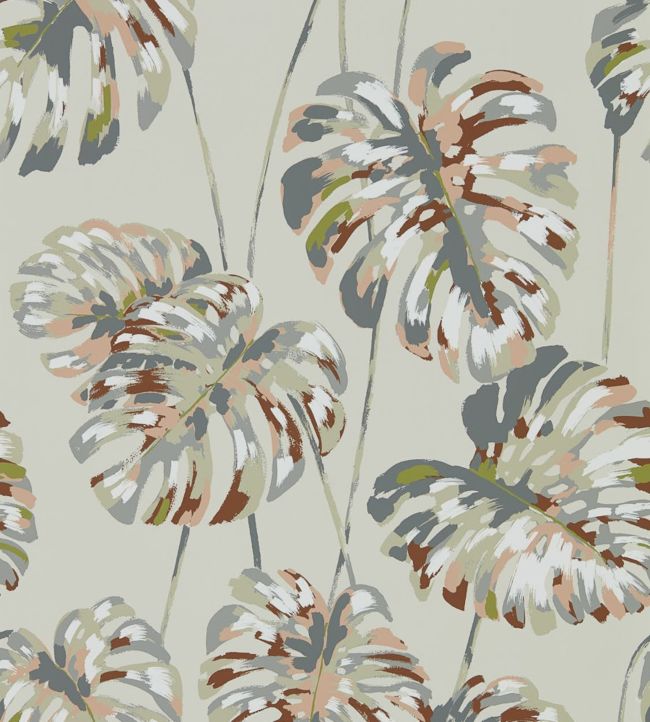 Kelapa Wallpaper - Charcoal/Blush - HZAP111754 - Harlequin - Premier Wallcovering