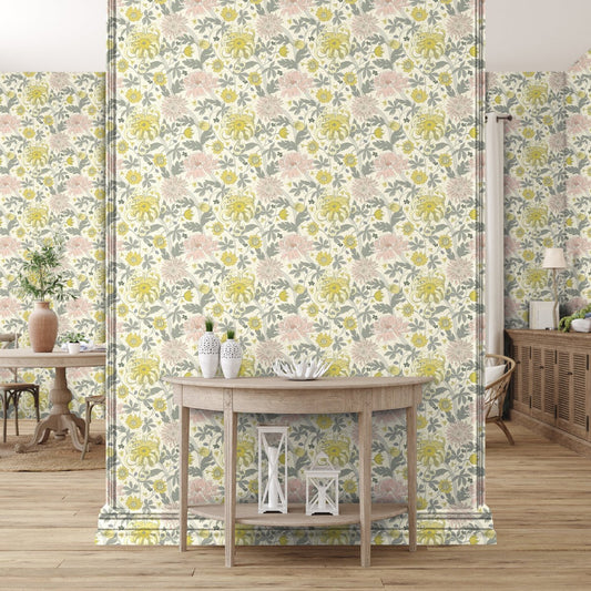 Morris Collections - 1114 - Kelmscott Wallpaper - Parchment Cream - Premier Wallcovering