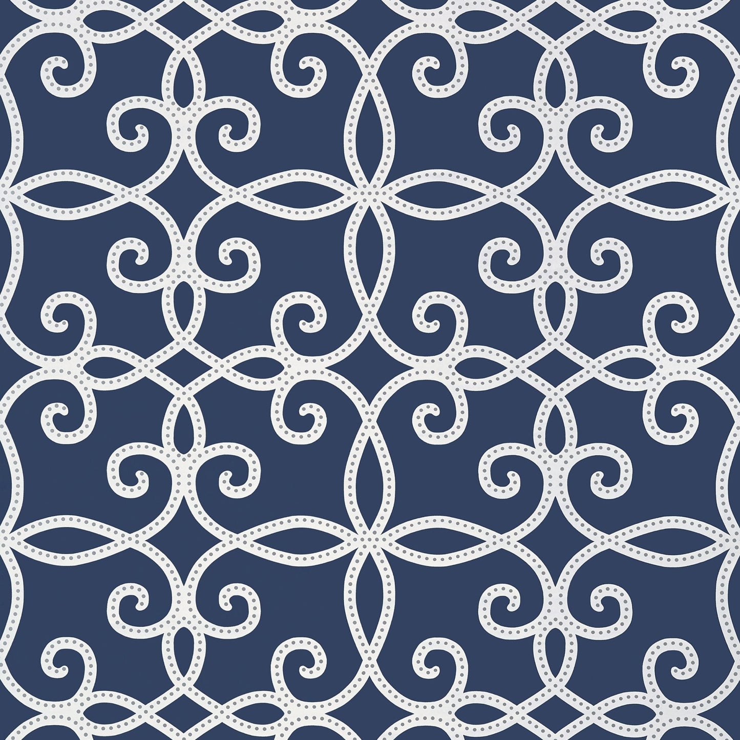 Kendall Wallpaper - Navy - Thibaut - T11070 - Premier Wallcovering