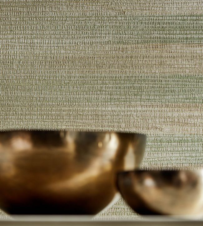 Kensington Grasscloth Wallpaper - Paris Grey - ZHIW313003 - Zoffany - Premier Wallcovering