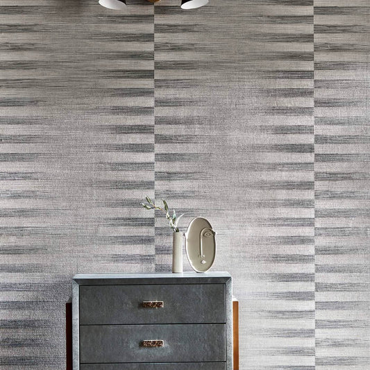 Kensington Grasscloth Wallpaper - Paris Grey - ZHIW313003 - Zoffany - Premier Wallcovering
