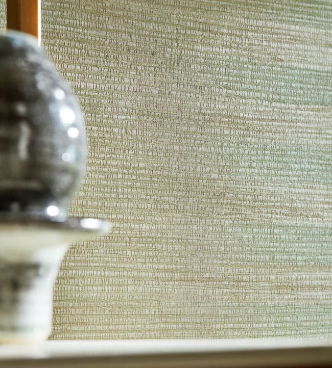 Kensington Grasscloth Wallpaper - Paris Grey - ZHIW313003 - Zoffany - Premier Wallcovering