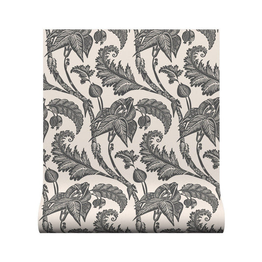 Kew Wallpaper - Charcoal - Warner House - Premier Wallcovering