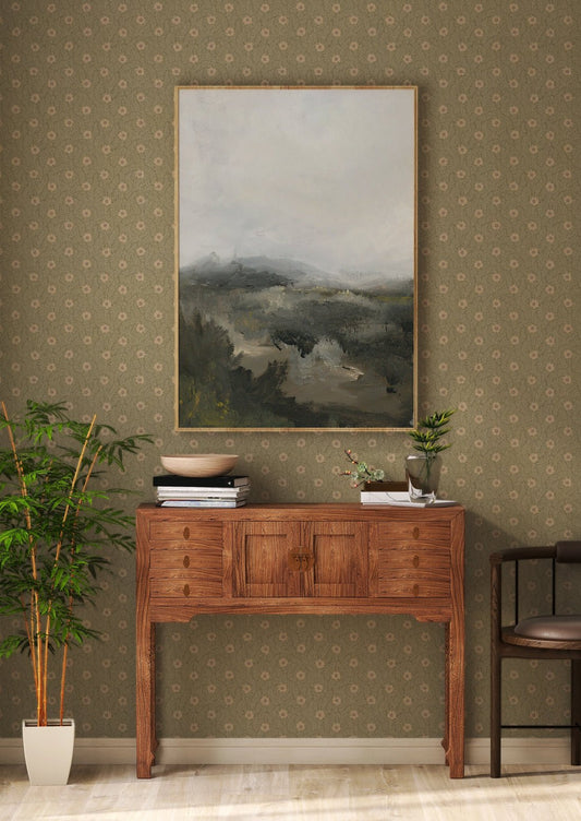 Kicki Wallpaper - Soft lilac - Summer Gray - Premier Wallcovering