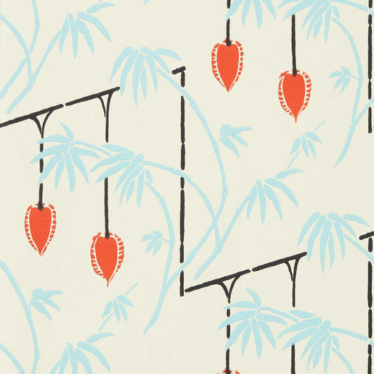 Kimiko Wallpaper - Soft Focus/Harissa - HQN3112939 - Harlequin - Premier Wallcovering