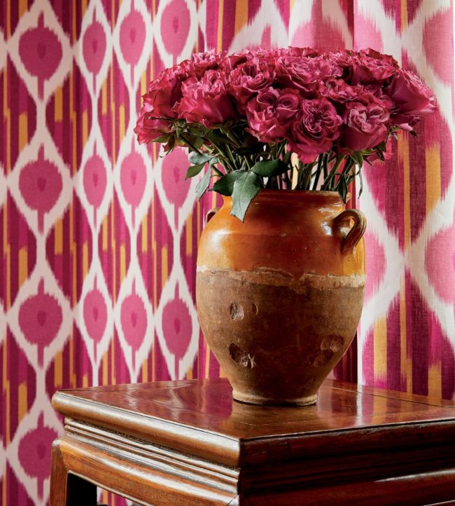 Kimono Wallpaper - Eggplant - AT9852 - Anna French - Premier Wallcovering