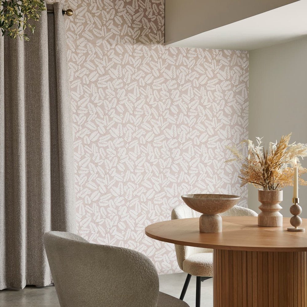 Kindred Leaf Wallpaper - Neutral - Next - 121195 - Premier Wallcovering