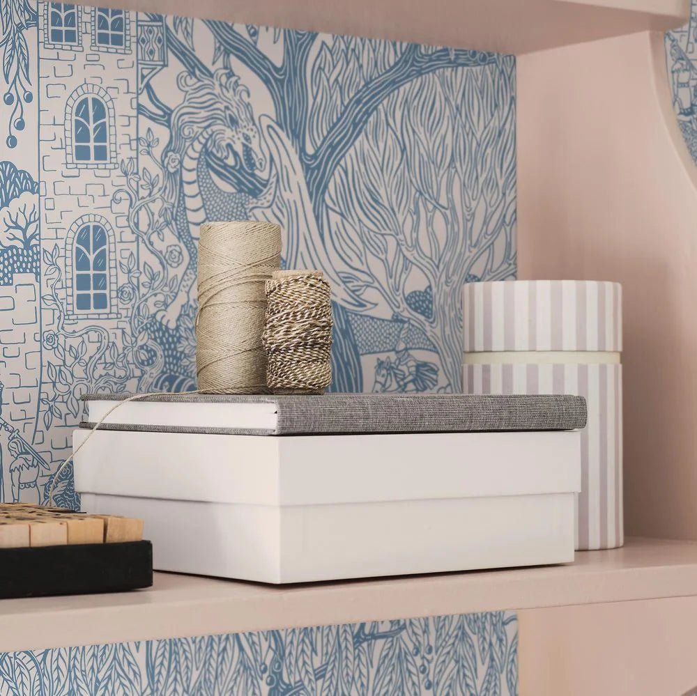 Kingdom of the Willow Wallpaper - Blue - Boråstapeter - 8147 - Premier Wallcovering