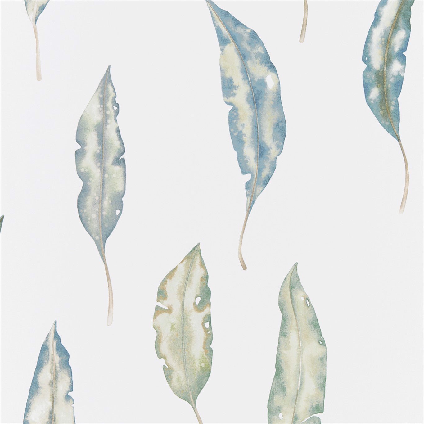 Kinina Wallpaper - Marine/Lime - HANZ111655 - Harlequin - Premier Wallcovering