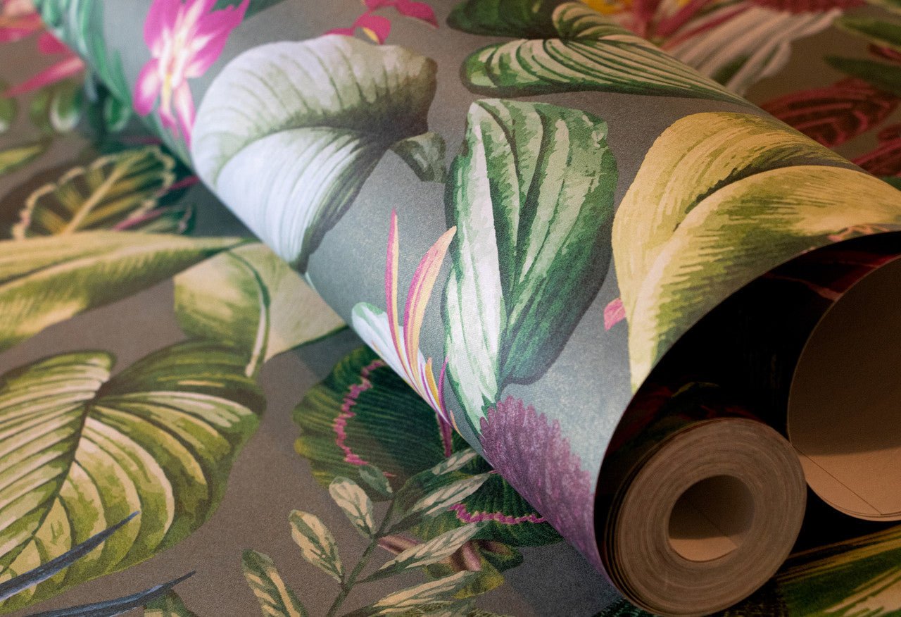 Kiribati Tropical Wallpaper - Watermelon - Hohenberger - 26739 - Premier Wallcovering