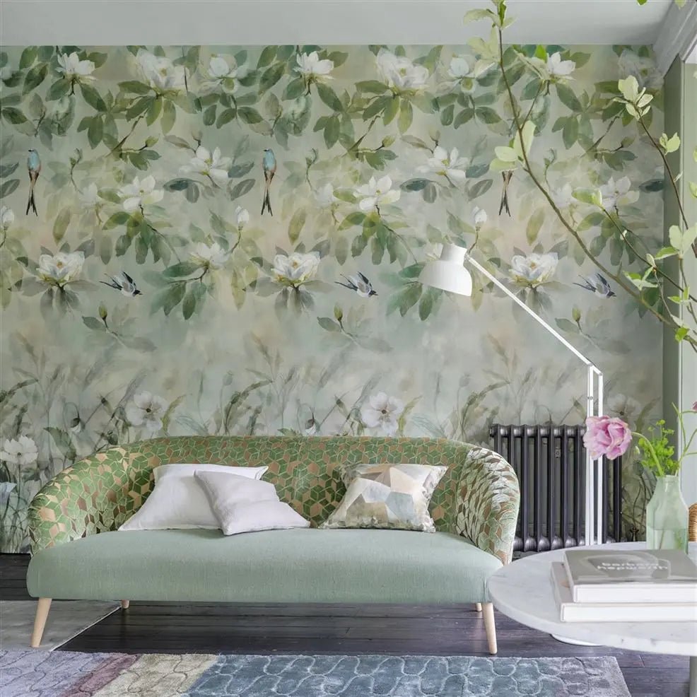 Kiyosumi Wallpaper - Celadon - Designers Guild - PDG1113/01 - Premier Wallcovering