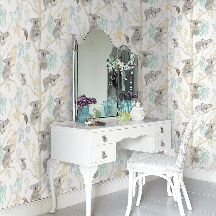 Kooka Koala Wallpaper - Sky - Ohpopsi - WGU50129W - Premier Wallcovering