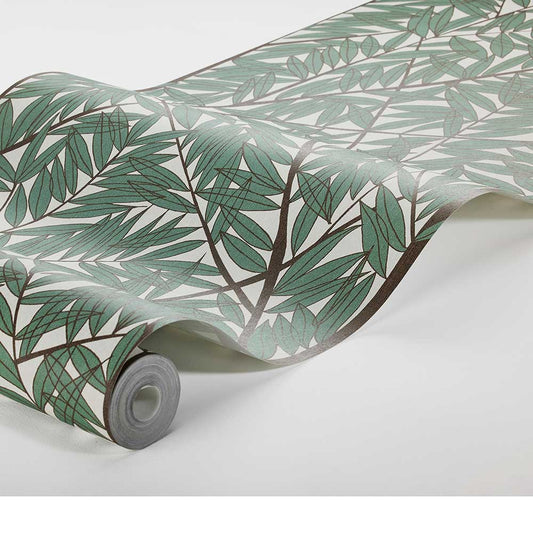 Korgpil Wall Panel Mural - Green - Boråstapeter - 1956 - Premier Wallcovering