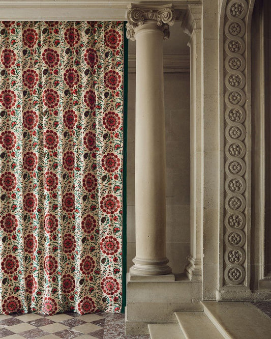 Koti Fabric - Terracotta - Manuel Canovas - M4122-01 - Premier Wallcovering