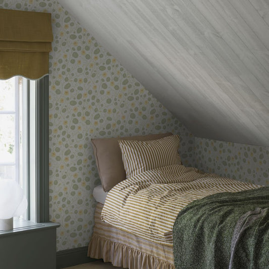 Krasse Wallpaper - Yellow - Boråstapeter - 6975 - Premier Wallcovering