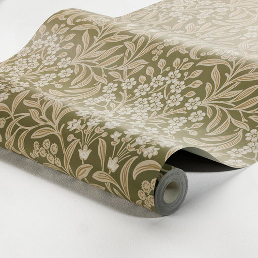 Kryddhyllan Wallpaper - Green - Boråstapeter - 4183 - Premier Wallcovering