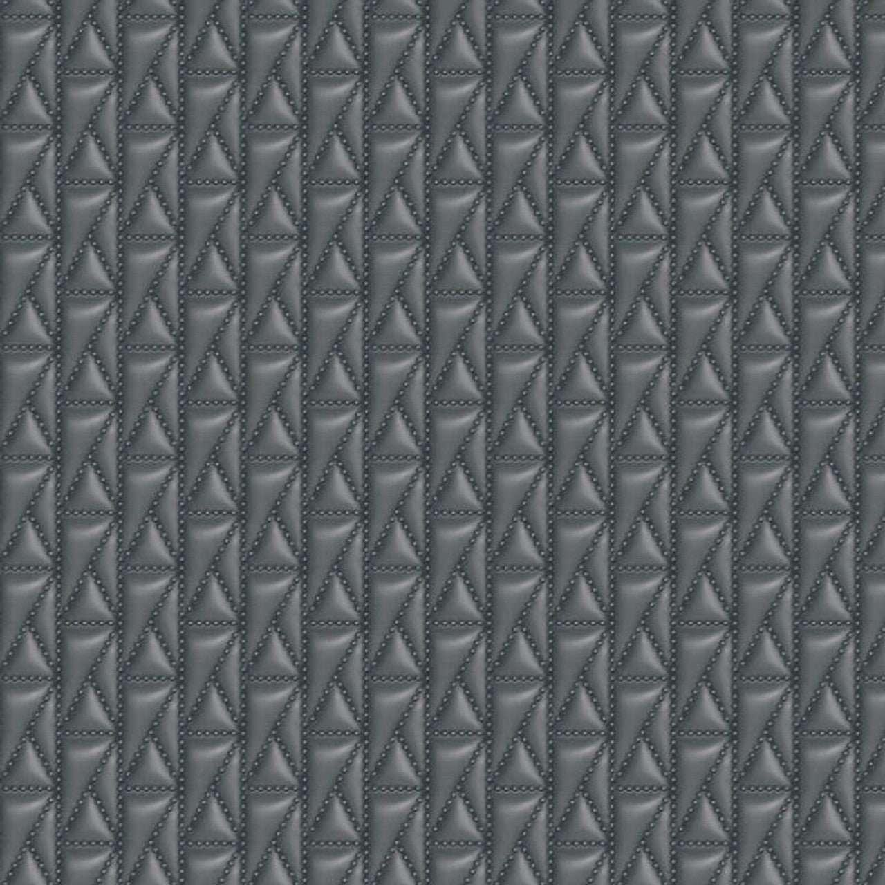 Kuilted Wallpaper - Charcoal - A S Creation - Karl Lagerfield - 37844 - 4 - Premier Wallcovering