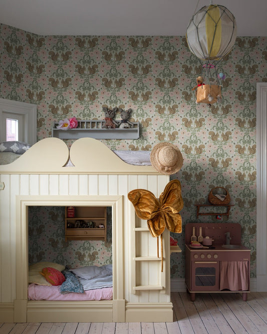 Kurre Wallpaper - Pink - Midbec - 44120 - Premier Wallcovering