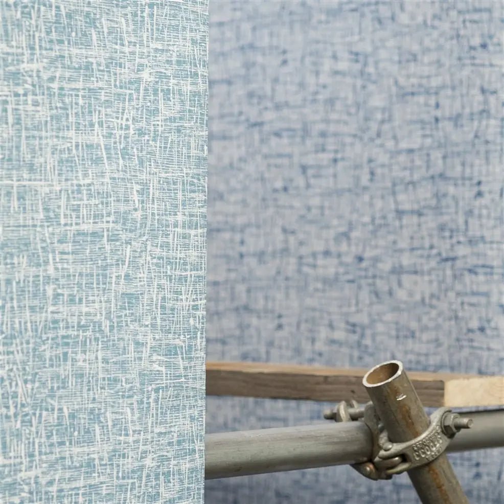 Kuta Wallpaper - Azure - P630/13 - Designers Guild - Premier Wallcovering