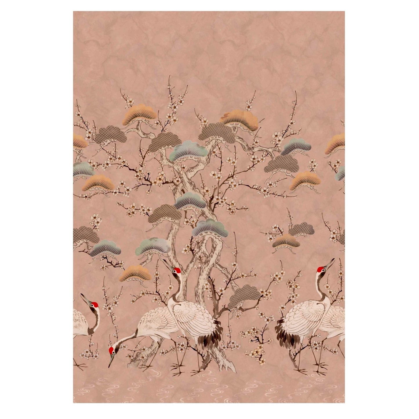 Kyoto Blossom Wall Mural - Sandstone - 1838 wallcoverings - 2311 - 174 - 04 - Premier Wallcovering